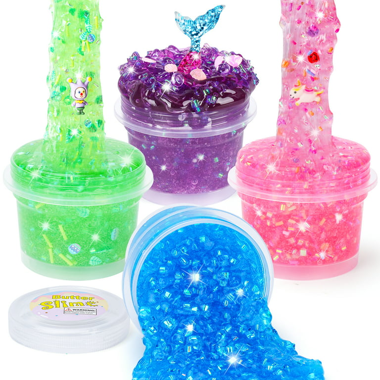 Boy Toys Crunchy Slime Making Kits for Girls Ages 8-12 Kid 6 7 8 9 10 Year  Old Girl Gifts: Kids Birthday Presents for 5-11 Year Old Girls Party Favors