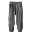 thumbnail image 1 of Boy Track Gym Lounge Running Pants Outfits Sweat Pants for Boy Loose Fit Thin Fishnet Quick Dry Mesh Straight Leg Basic Long Leg Winter Fall Pants 2026 Clothes 4 Years, 1 of 9