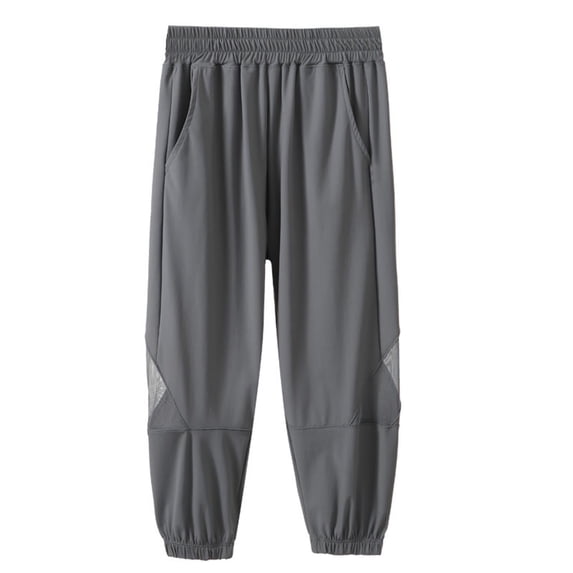 Boy Track Gym Lounge Running Pants Outfits Sweat Pants for Boy Loose Fit Thin Fishnet Quick Dry Mesh Straight Leg Basic Long Leg Winter Fall Pants 2026 Clothes 4 Years