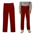 thumbnail image 1 of Boy Uniform Pants Pull On Chino Pants with Pockets Straight Pants Pants for Boys Uniform Back To School Outfits for Boys Teen Boys Pants 13-14 Years, 1 of 6