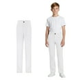 thumbnail image 1 of Boy Uniform Pants Pull On Chino Pants with Pockets Straight Pants White Uniform Pants for Boys Back To School Clothes Teen Boys Clothes 13-14 Years, 1 of 8