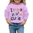 thumbnail image 1 of Boy Valentines Day Outfit Crew Neck Sweatshirt Love Print Long Sleeve Pullover Valentines Day Gifts for Kids 4-5 Years, 1 of 4