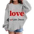 thumbnail image 1 of Boy Valentines Day Outfit Crew Neck Sweatshirt Lover Heart Letter Print Long Sleeve Pullover Boys' Sweaters for Boys 8-9 Years, 1 of 5