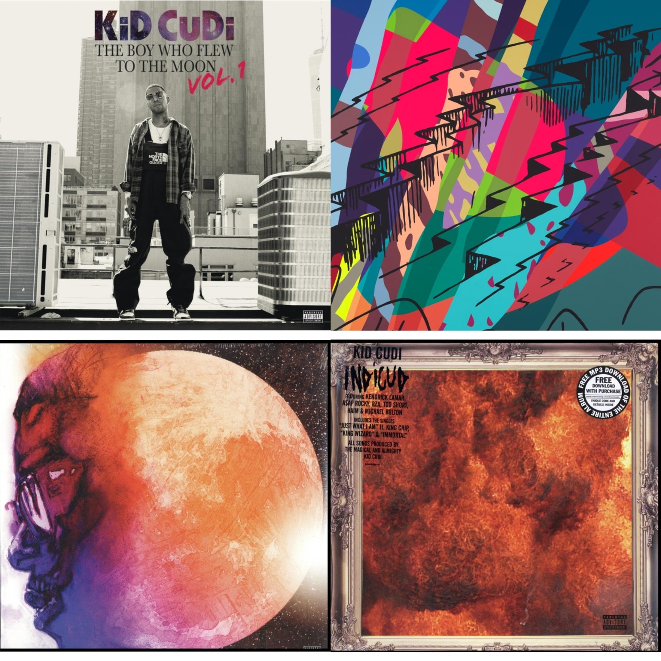 Boy Who Flew To & Insano (X) (Translucent Red Vinyl/2LP) & Man On Moon ...