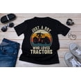 thumbnail image 1 of Boy Who Loves Tractors T-Shirt: Farm Life Gift, 1 of 4