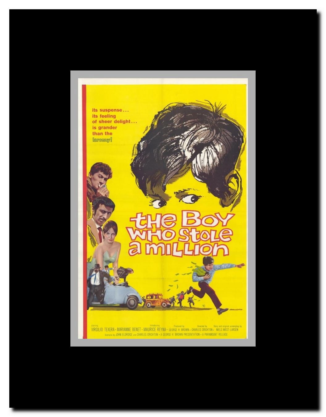 Boy Who Stole a Million Framed Movie Poster