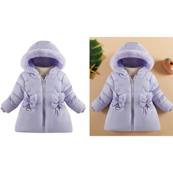 Boy Winter Coat,Boys Puffer Coat Mid-Length with Lined Hooded Warm Windproof Thick Warm Outwear Boys Coats Size 6-12 Months