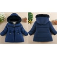 thumbnail image 1 of Boy Winter Coat,Kids Puffer Jacket Mid-Length with Hooded Warm Windproof Padded Coats Girls Winter Clothes Size 6-12 Months, 1 of 4