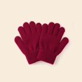 thumbnail image 1 of Boy Winter Gloves Fluffy Warm Mittens Winter Knit Gloves for Ages 4-8 Years Boys, 1 of 3
