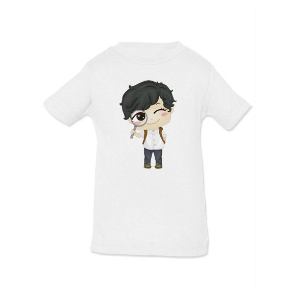 Boy With A Magnifying Glass T-Shirt Toddler -Image by Shutterstock,  5 Toddler