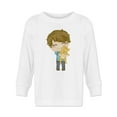 thumbnail image 1 of Boy With A Pet Kitten Long Sleeve Toddler -Image by Shutterstock,  3 Toddler, 1 of 4