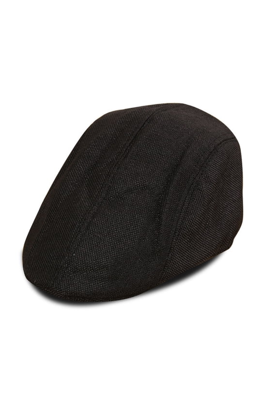 Boy pinstripe driver hat Baby hat-black