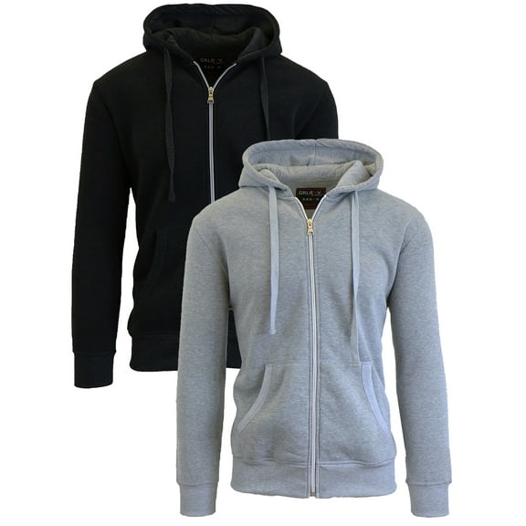 Boy's 2-Pack Fleece-Lined Zip-Up Hoodie