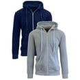 thumbnail image 1 of Boy's 2-Pack Fleece-Lined Zip-Up Hoodie, 1 of 3
