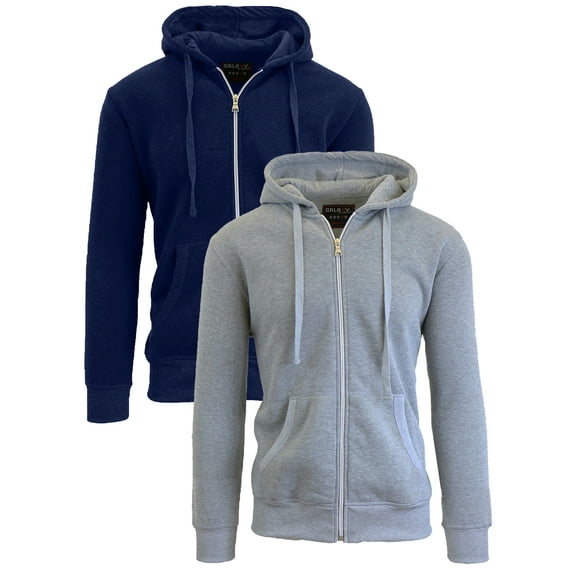 Boy's 2-Pack Fleece-Lined Zip-Up Hoodie