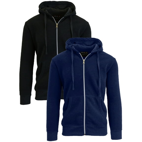 Boy's 2-Pack Fleece-Lined Zip-Up Hoodie