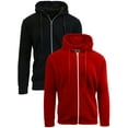 thumbnail image 1 of Boy's 2-Pack Fleece-Lined Zip-Up Hoodie, 1 of 3