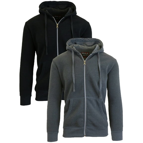Boy's 2-Pack Fleece-Lined Zip-Up Hoodie