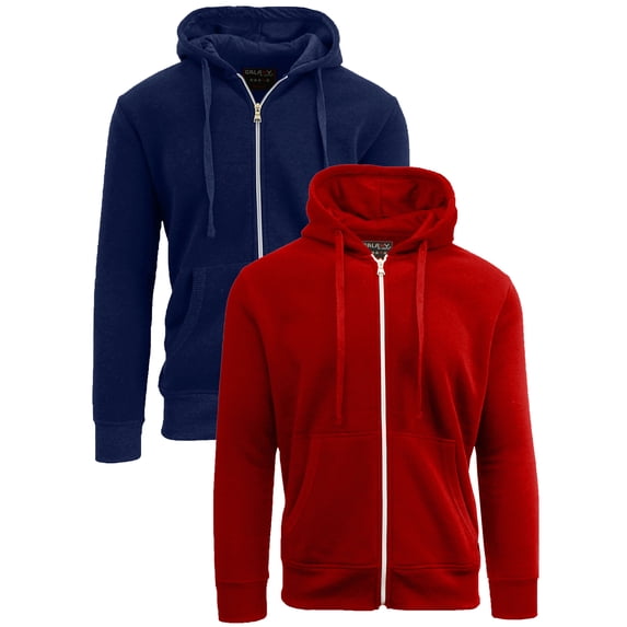 Boy's 2-Pack Fleece-Lined Zip-Up Hoodie