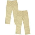 thumbnail image 1 of Boy's 2-Pack Super Stretch Slim Fit Chino Pants (Size 4-20), 1 of 4