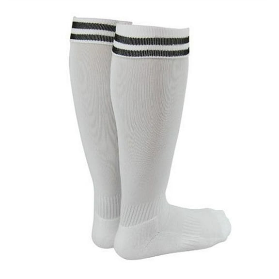 Boy's 2 Pairs High Performance Knee High Sports Socks. Lightweight & Breathable - Ultra Comfortable & Durable Socks XL005 Size S White