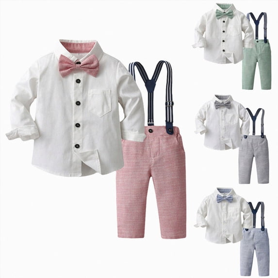 Boy's 2 Piece Active Tracksuit Sets Color Block Long Sleeve Sweatshirt & Jogger Pants for Boys 6-12 Months 12-24 Months 2T 3T 4T 5T 6T 7T 8T 9T Children(Green,3-4 Years)