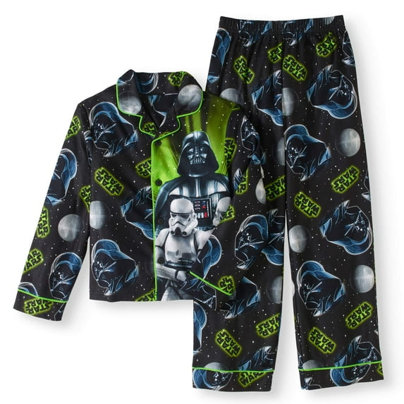 Boy's 2 Piece Button Front Pajama Sleep Set (Big Boys & Little Boys)