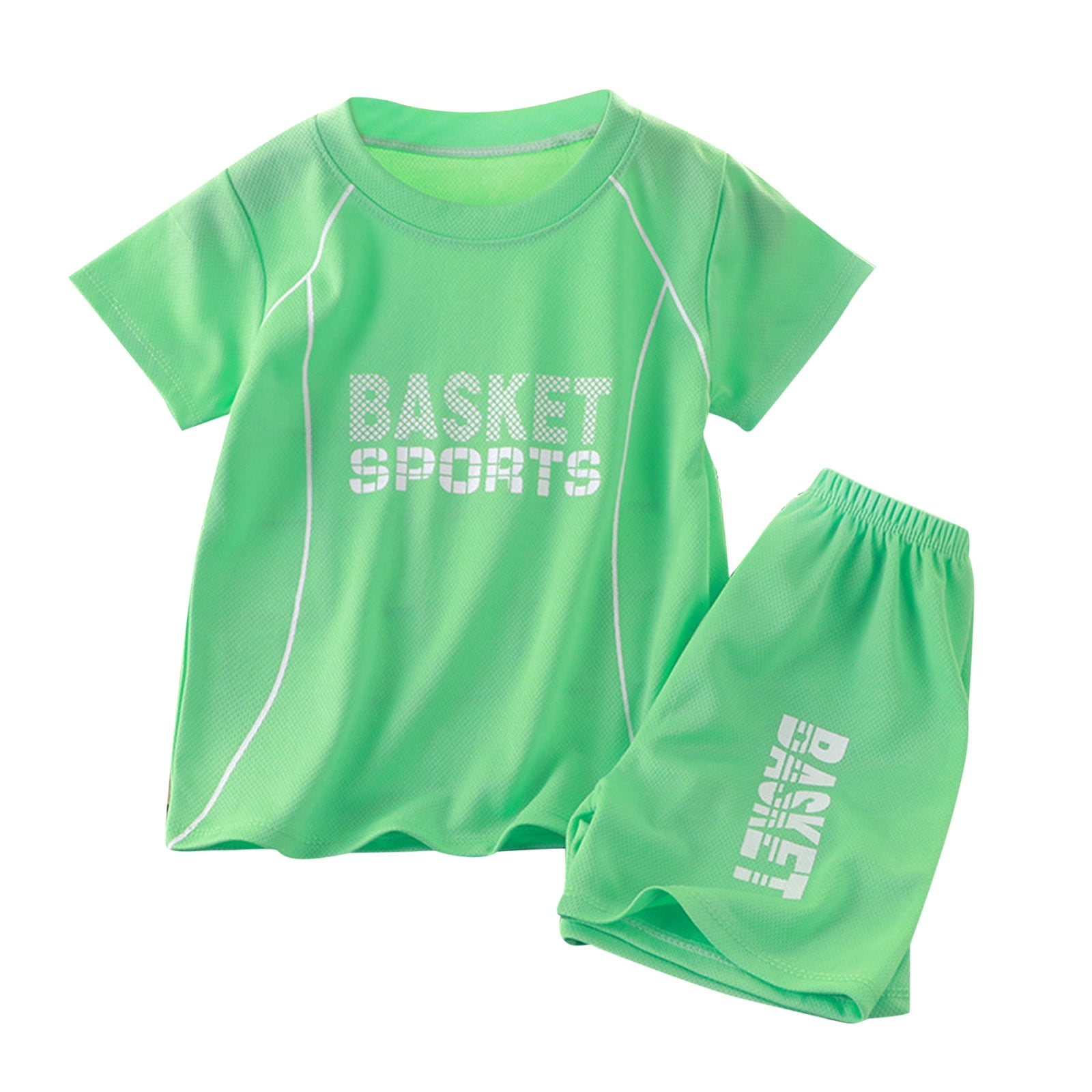 2 Piece Boys Puppy/Ball Shirt & Shorts