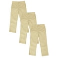 thumbnail image 1 of Boy's 3-Pack Super Stretch Slim Fit Chino Pants (Size 4-20), 1 of 4