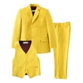 thumbnail image 1 of Boy's 3 Piece Suit Set With Pants Vest And Jacket Wedding Suits, 1 of 6