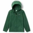 thumbnail image 1 of Boy's 4-7 Columbia Steens Mountain Hoodie Fleece Full Zip Jacket Color: Rain Forest Size: XS (6-7), 1 of 2