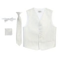 thumbnail image 1 of Gioberti Kids and Boys 4pc Paisley Vest Set - Vest, Bowtie, Tie, Pocket Square, 1 of 5