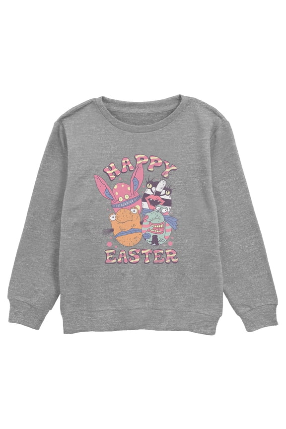 Boy's Aaahh!!! Real Monsters Characters Eggster  Sweatshirt