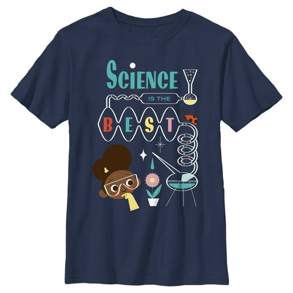 Boy's Ada Twist, Scientist It's The Best Graphic Tee Navy Blue Medium