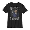 thumbnail image 1 of Boy's Addams Family True Love is Forever  Graphic Tee Black Large, 1 of 4