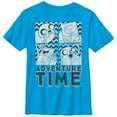 thumbnail image 1 of Boy's Adventure Time Finn and Jake Box Graphic Tee Turquoise Small, 1 of 3