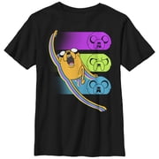 Boy's Adventure Time Jake Triple Threat Graphic Tee Black X Large