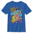 thumbnail image 1 of Boy's Aladdin 90's Spring Break Genie Graphic Tee Royal Blue Small, 1 of 5