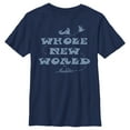 thumbnail image 1 of Boy's Aladdin A Whole New World Graphic Tee Navy Blue X Small, 1 of 4
