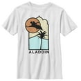 thumbnail image 1 of Boy's Aladdin Block Carpet Ride Graphic Tee White Medium, 1 of 4