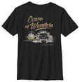 thumbnail image 1 of Boy's Aladdin Cave of Wonder Postcard  Graphic Tee Black X Large, 1 of 4