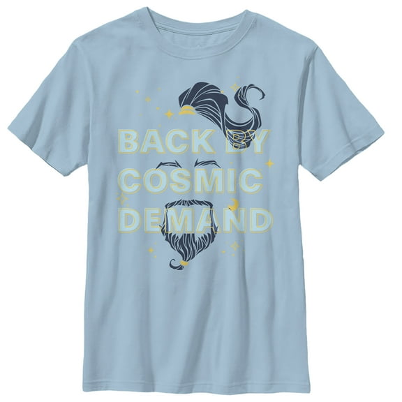 Boy's Aladdin Genie Back By Cosmic Demand Graphic Tee Light Blue X Large