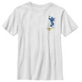 thumbnail image 1 of Boy's Aladdin Genie Badge  Graphic Tee White Small, 1 of 4