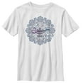 thumbnail image 1 of Boy's Aladdin Magical Lamp Mandala Symbol  Graphic Tee White Large, 1 of 4
