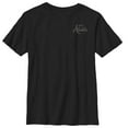 thumbnail image 1 of Boy's Aladdin Title Logo Badge  Graphic Tee Black Medium, 1 of 4