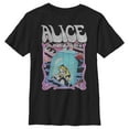 thumbnail image 1 of Boy's Alice in Wonderland Alice Lost Stuck In A Bottle  Graphic Tee Black X Small, 1 of 5