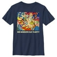 thumbnail image 1 of Boy's Alice in Wonderland Did Someone say Party  Graphic Tee Navy Blue Medium, 1 of 4