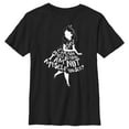 thumbnail image 1 of Boy's Alice in Wonderland I Am Not Myself Silhouette  Graphic Tee Black X Large, 1 of 5