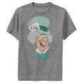 thumbnail image 1 of Boy's Alice in Wonderland The Mad Hatter Performance Graphic Tee Charcoal Heather Medium, 1 of 4