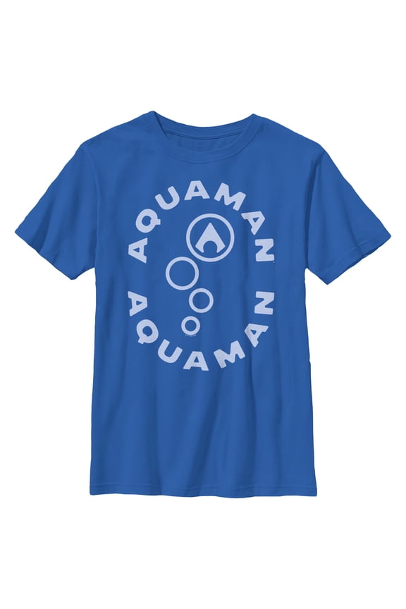 Boy's Aquaman King Bubbles Graphic T-Shirt